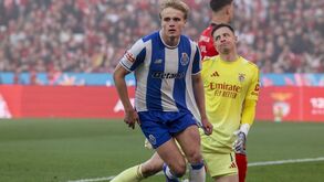 Froholdt celebra golo ao Benfica