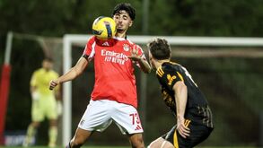 Miguel Figueiredo em ação pela equipa B do Benfica