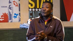 Asamoah Gyan: «Contei aos meus filhos que marquei um golo contra Cristiano Ronaldo e eles ficaram contentes»