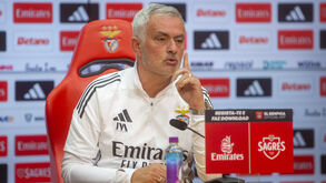 José Mourinho na conferência de imprensa