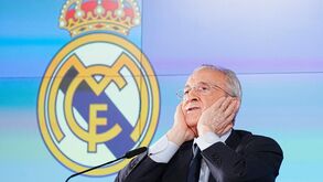 Florentino Pérez em conferência de imprensa bombástica