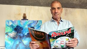 Albertino com o Guia Record