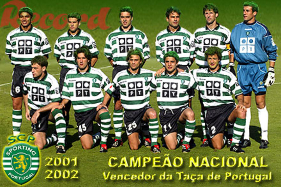 Campeão Nacional e Vencedor da Taça de Portugal 20012002 Sporting
