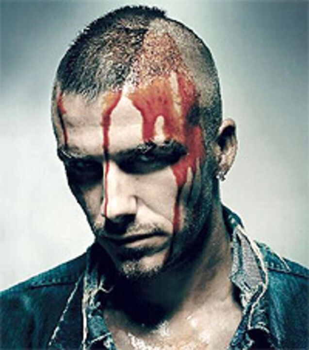 Beckham e o seu visual «sangrento»