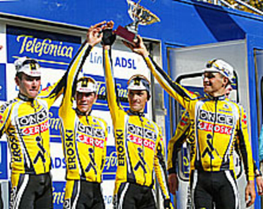 Vuelta: ONCE vence ''crono''