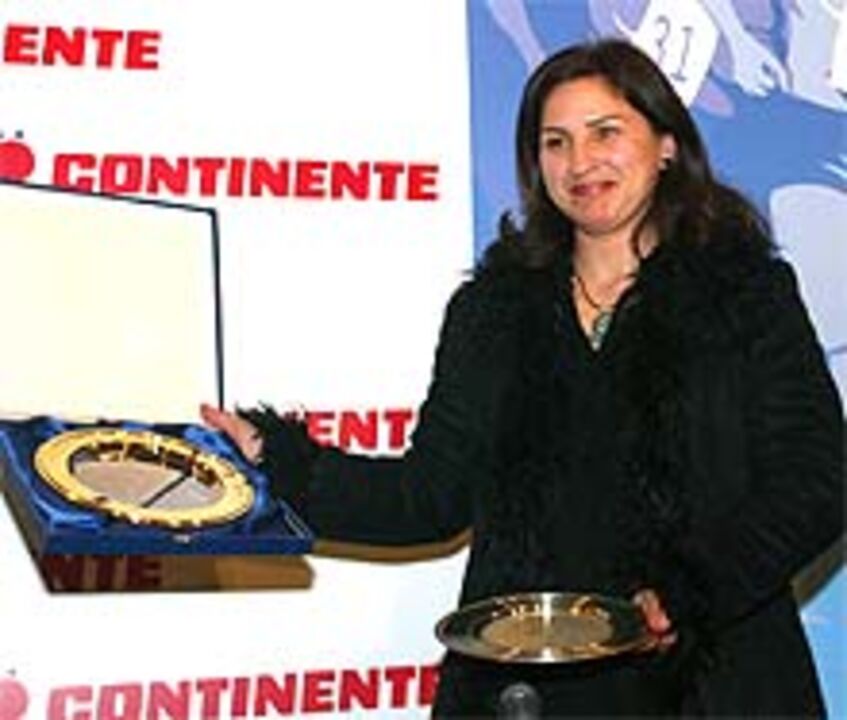 Campeã Albertina homenageada