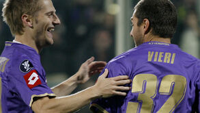 Vieri marca na goleada da Fiorentina