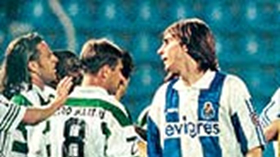 Herois Portistas Em Alvalade Edmilson 1996 97 Fc Porto Jornal Record