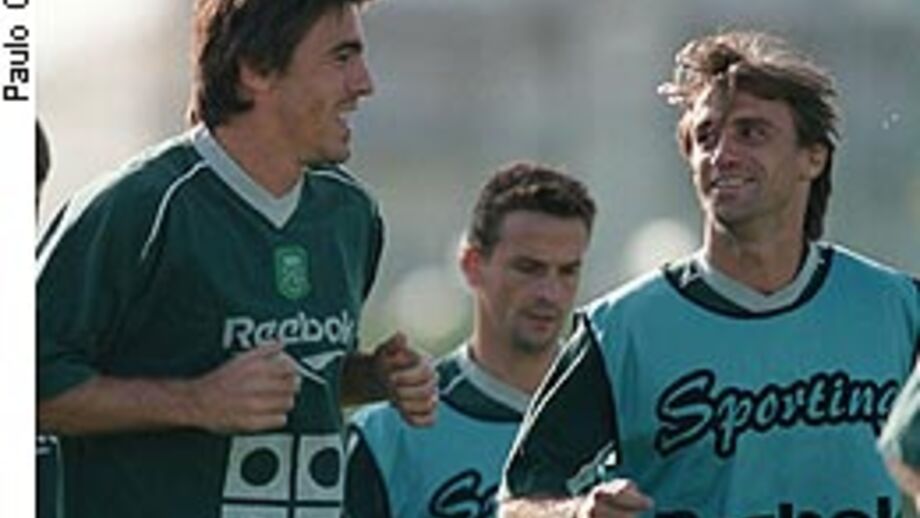 João Pinto e Sá Pinto juntos na frente de ataque