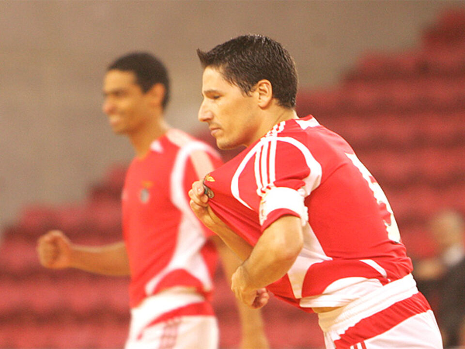 André Lima treina Benfica