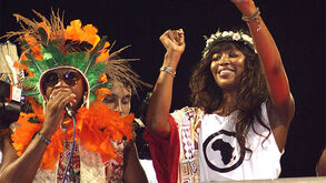 Naomi Campbell no Carnaval da Bahia