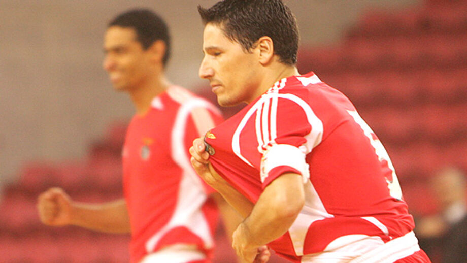 André Lima treina Benfica