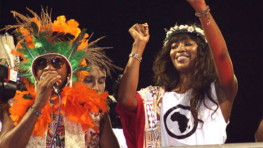Naomi Campbell no Carnaval da Bahia