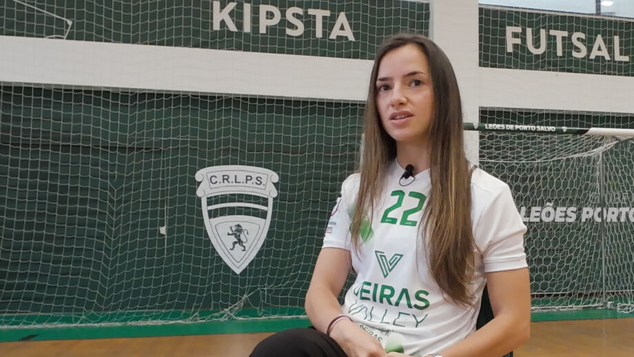 Jogadora do Leões de Porto Salvo esteve em destaque 