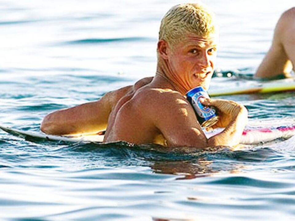 Mick Fanning  na liderança