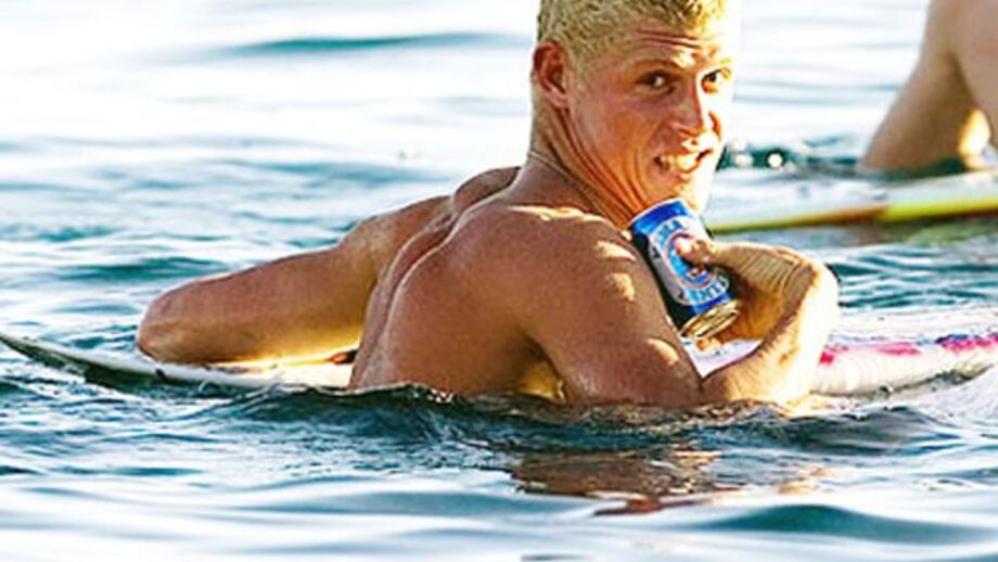 Mick Fanning  na liderança