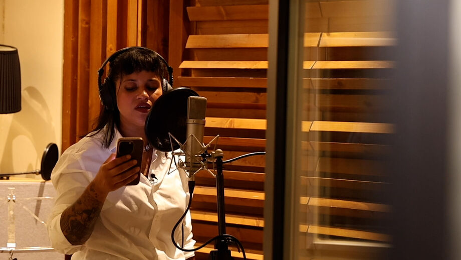 Cantora fala da música