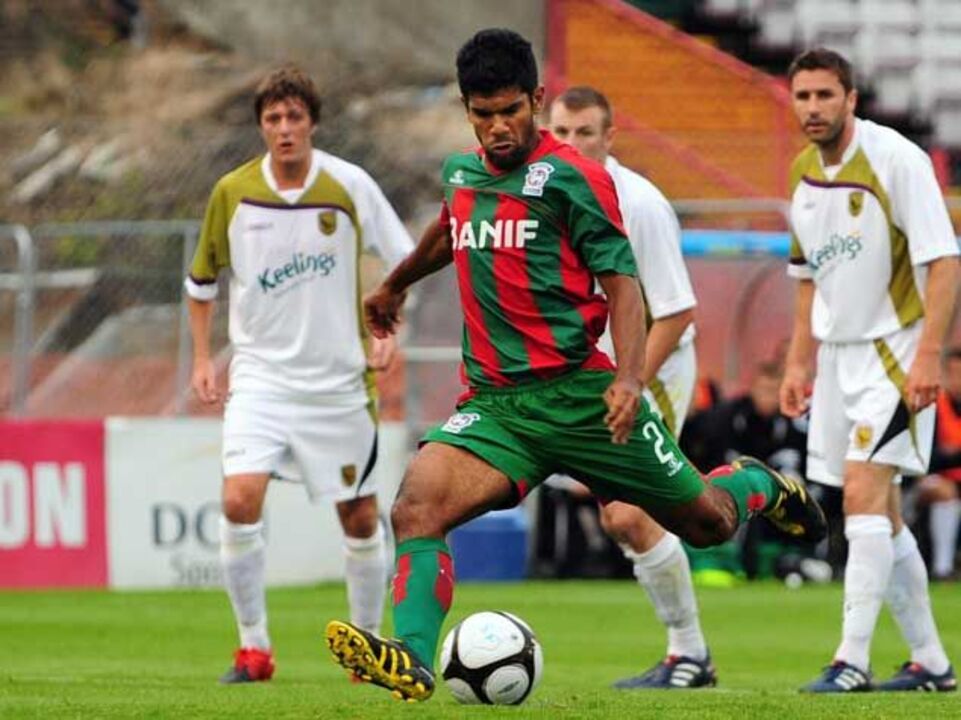 Marítimo defronta o Bangor City