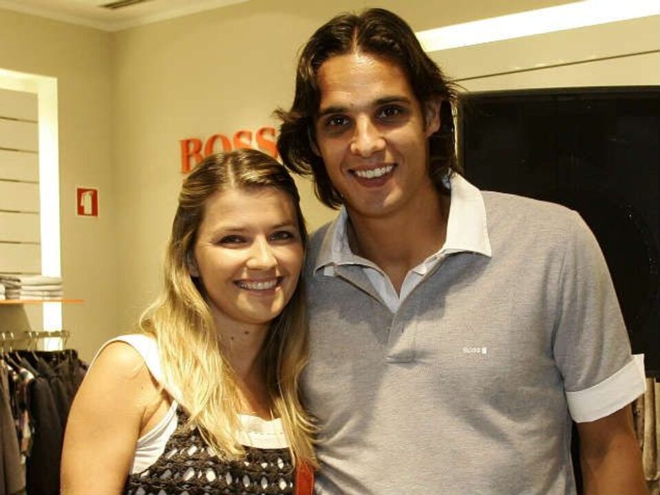 Nuno Gomes e Patrícia Aguilar batizam filho