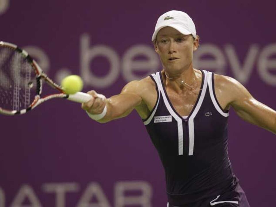 Stosur surpreende Wozniacki