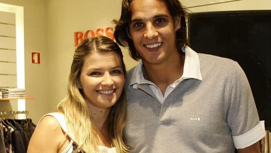Nuno Gomes e Patrícia Aguilar batizam filho