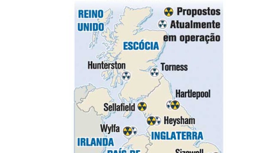 Novas centrais nucleares do Reino Unido