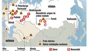 Alerta de contrabando nuclear na Rússia