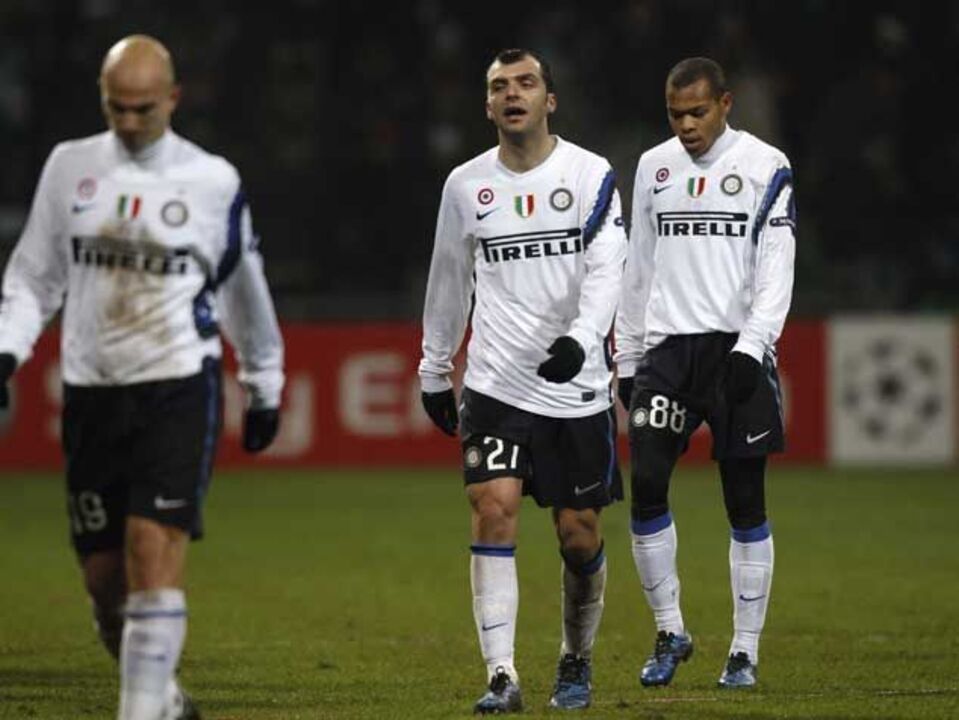 Inter derrotado em Bremen por 3-0