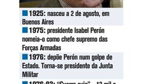 Antigo ditador da Argentina condenado