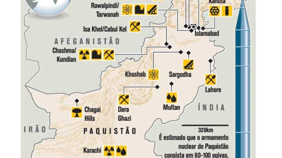 Wikileaks revela receios sobre armas nucleares do Paquistão