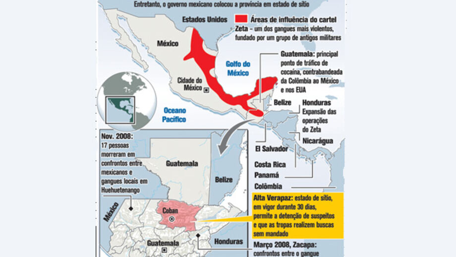 Guatemala luta contra traficantes