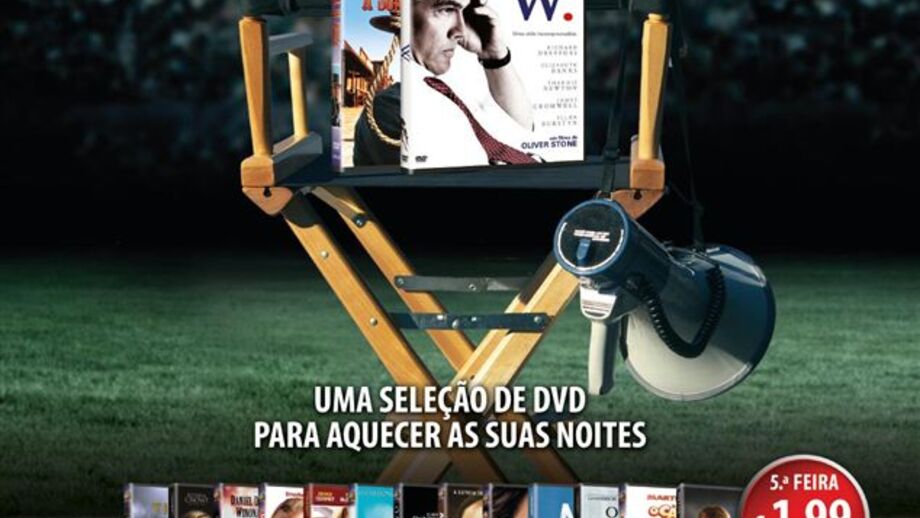 Uma seleção de DVD para aquecer as suas noites.