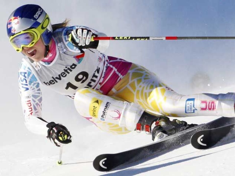 Lindsey Vonn falha prova de Zwiesel