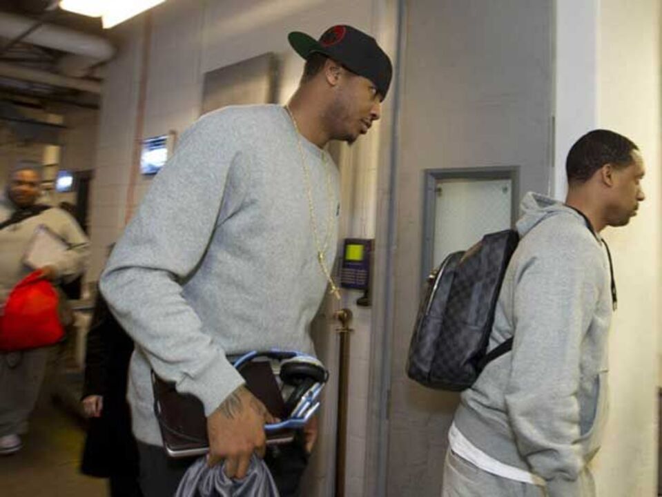 Carmelo Anthony já está na "Big Apple"
