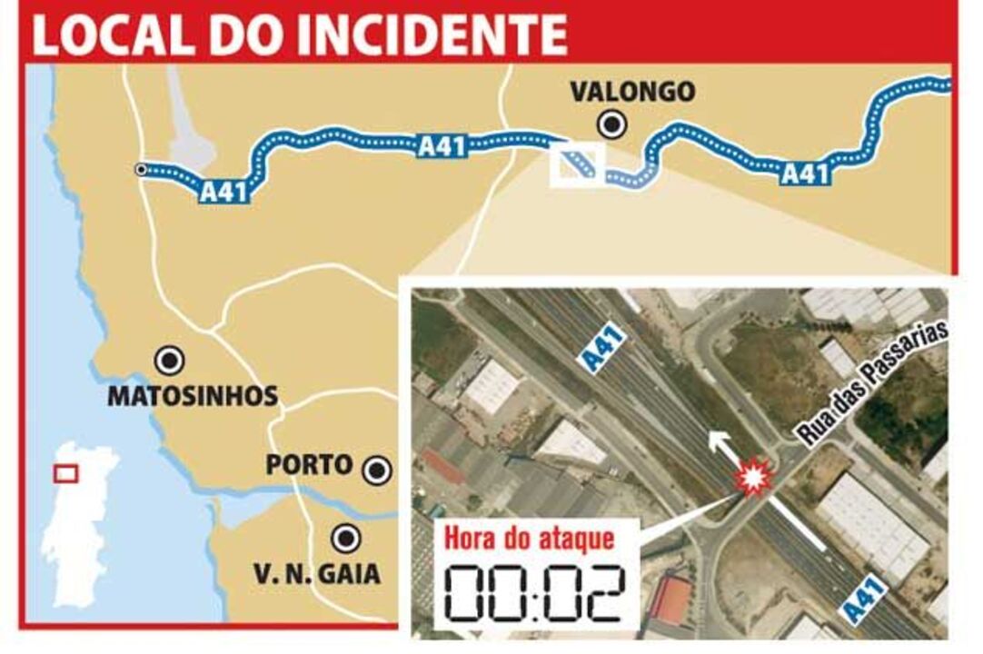A41: Local do incidente