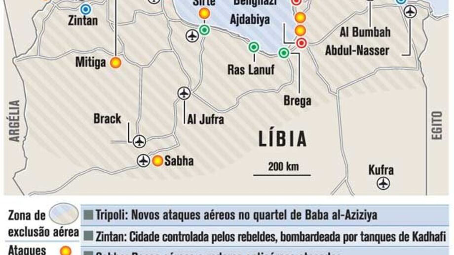 Coligação mantém ofensiva em território Líbio