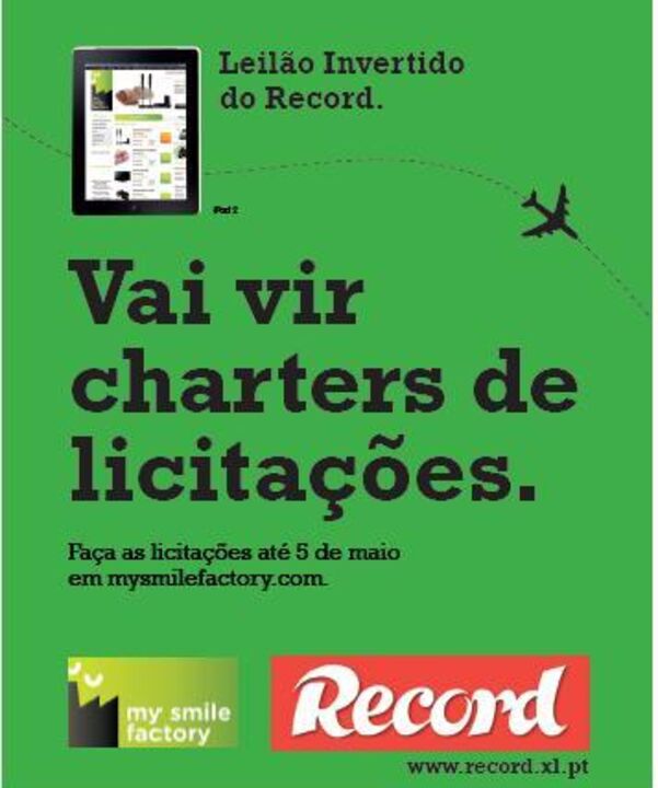 Vai vir charters de licitações.