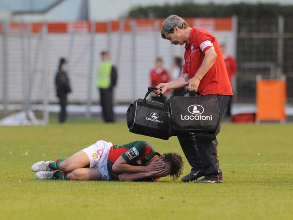 Rafael Miranda operado após o jogo com o FC Porto