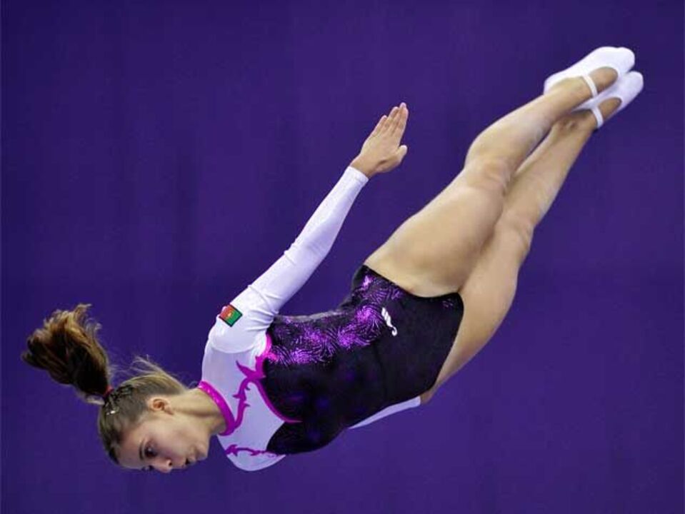 Trampolins: Ana Rente conquista bronze na Rússia