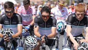 Homenagem a Weylandt na 4.ª etapa