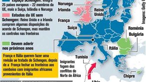 UE discute novas regras de Schengen