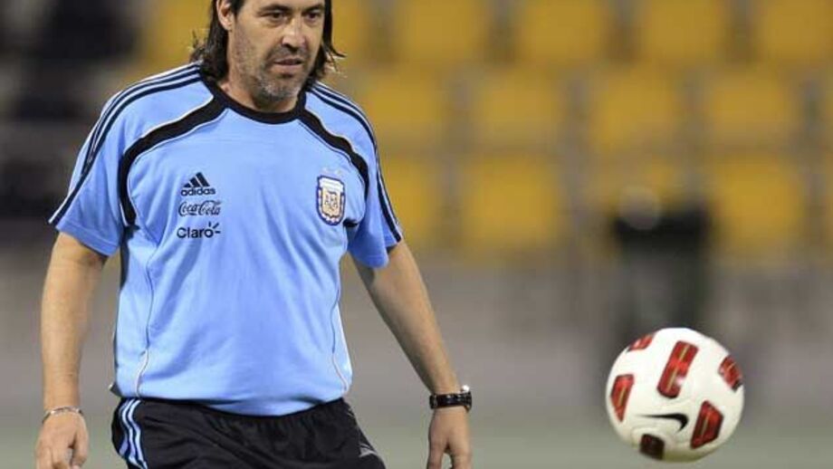 Selecionador argentino reuniu com Gaitán