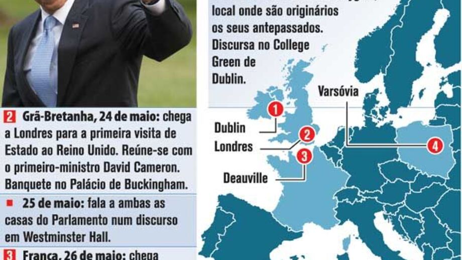 Visita de Obama a quatro Nações Europeias