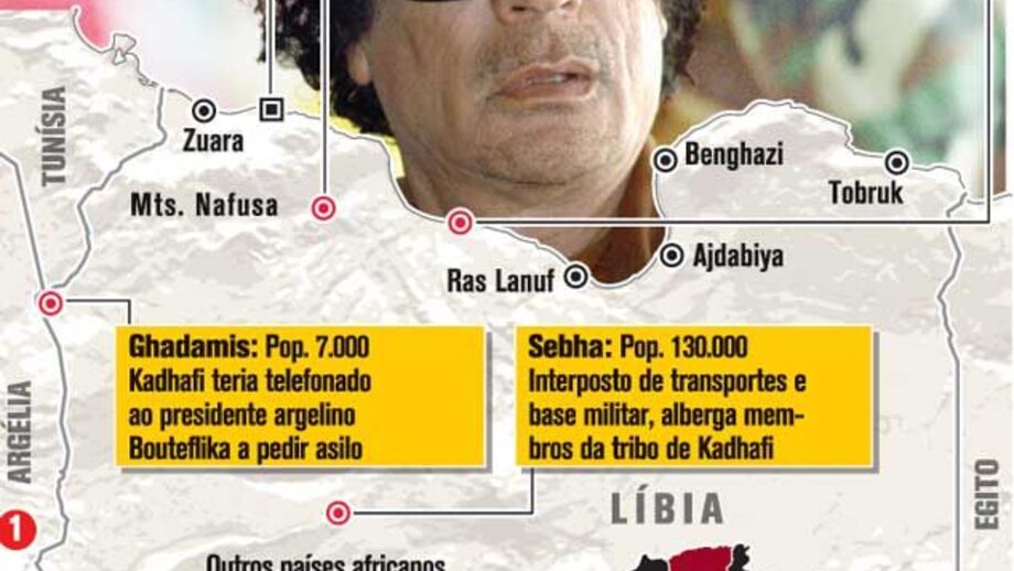Paradeiro de Kadhafi continua a ser um mistério