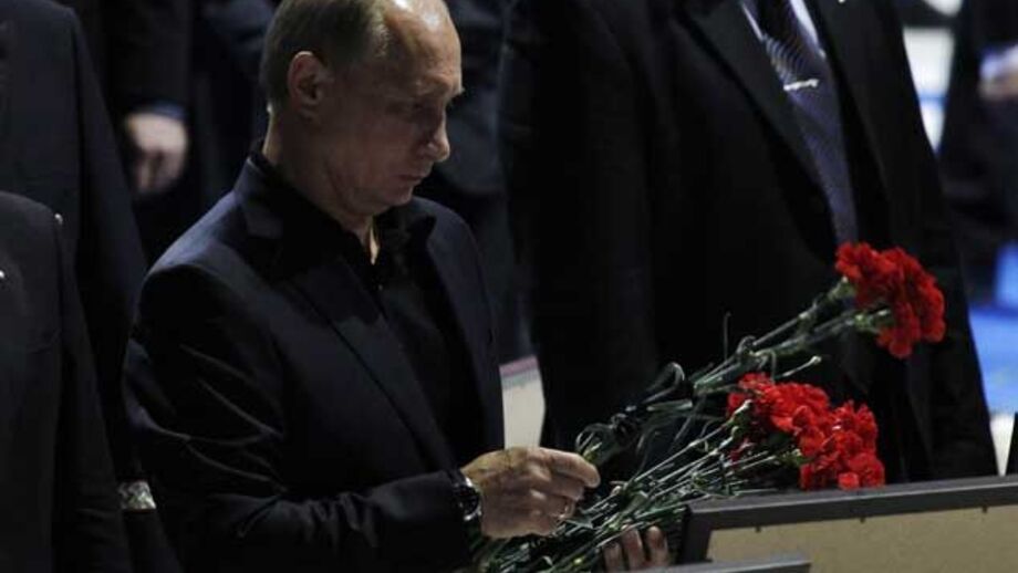 Putin homenageou jogadores do Lokomotiv de Iaroslav