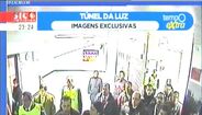 Reveja as imagens dos incidentes no túnel da Luz