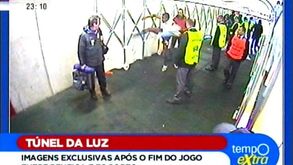 Reveja as imagens dos incidentes no túnel da Luz