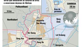 Banguecoque constrói defesas de cheia