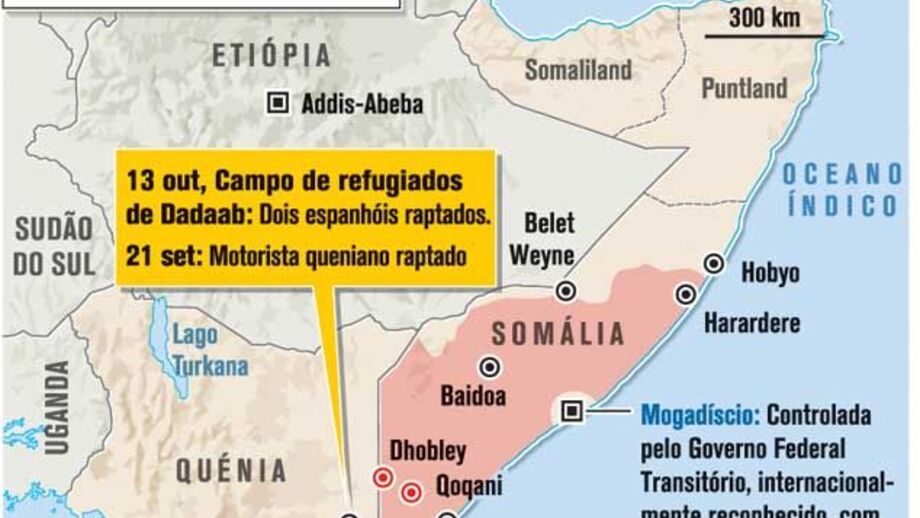 Forças Armadas quenianas entram na Somália