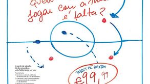 Quem disse que jogar com a mão é falta?